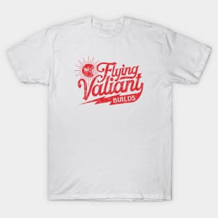 Flying Valiant Builds (Biker Style - Worn Red) T-Shirt